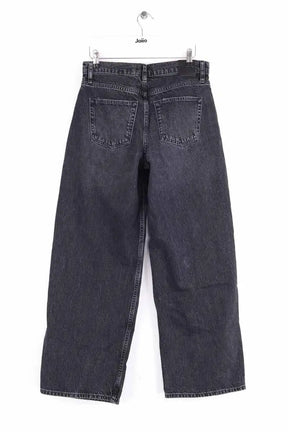 Jean large Anine Bing Noir en Coton