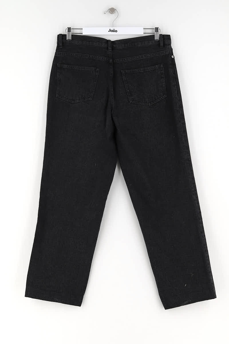 Jean large APC Noir en Coton