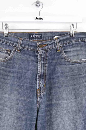 Jean large Armani Jeans Bleu en Coton