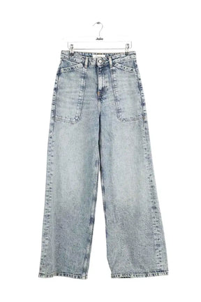 Jean large Ba&Sh Bleu en Coton, taille S - Seconde Main