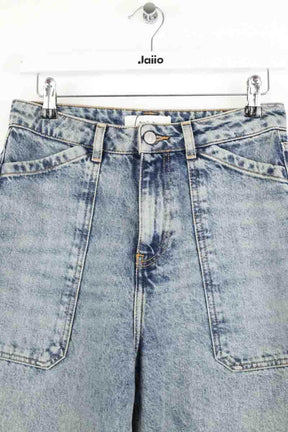 Jean large Ba&Sh Bleu en Coton
