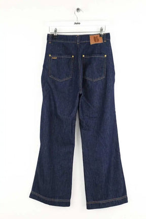 Jean large Bash Bleu en Coton