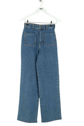 Jean large Ba&Sh Bleu en Coton, taille XS - Seconde Main