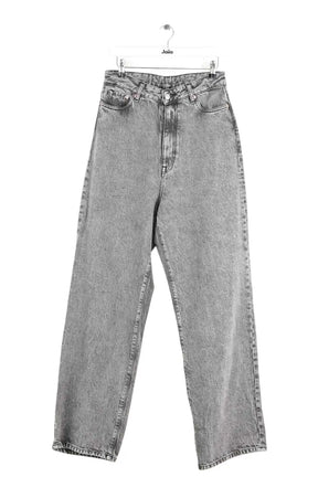 Jean large Bellerose Gris en Coton, taille XS - Seconde Main