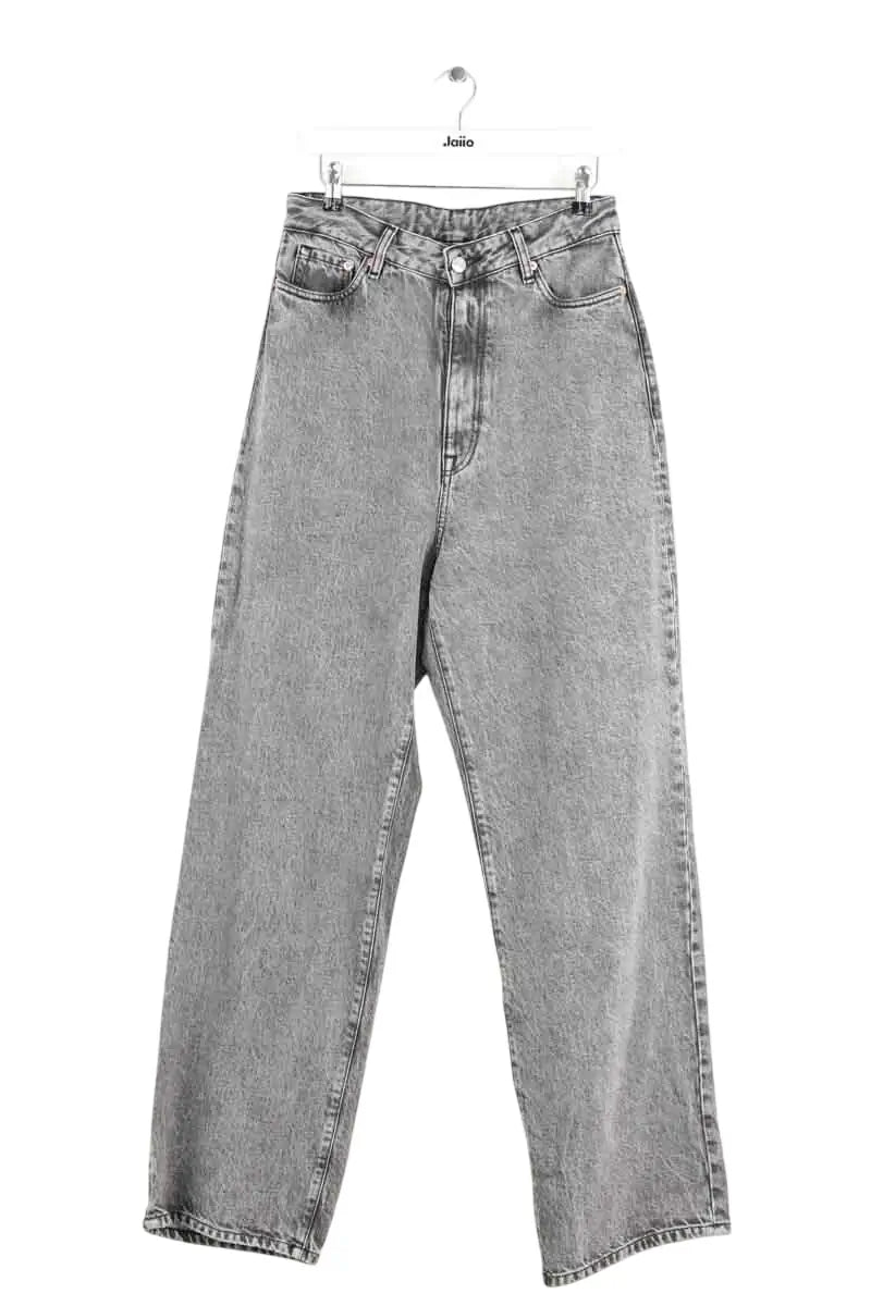 Jean large Bellerose Gris en Coton, taille XS - Seconde Main