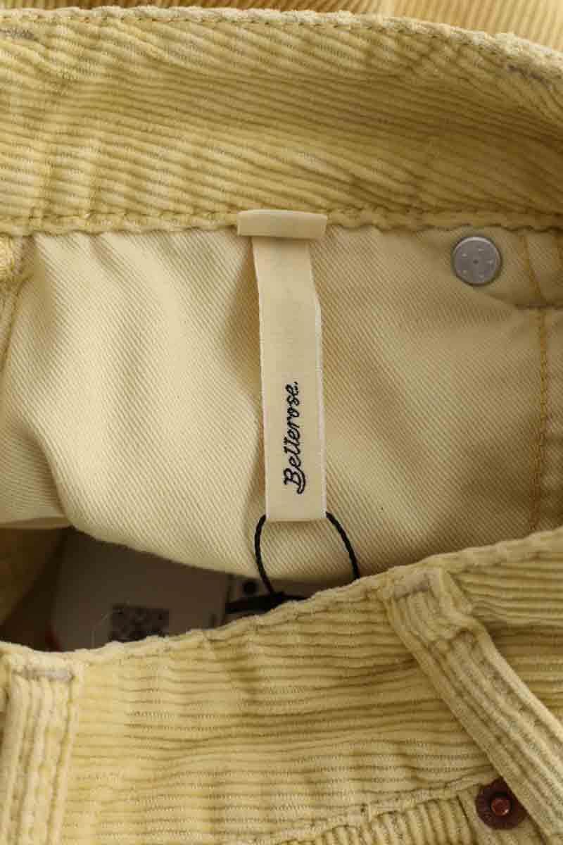 Jean large Bellerose Jaune en Coton