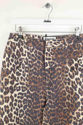 Jean large Berenice Marron en Coton