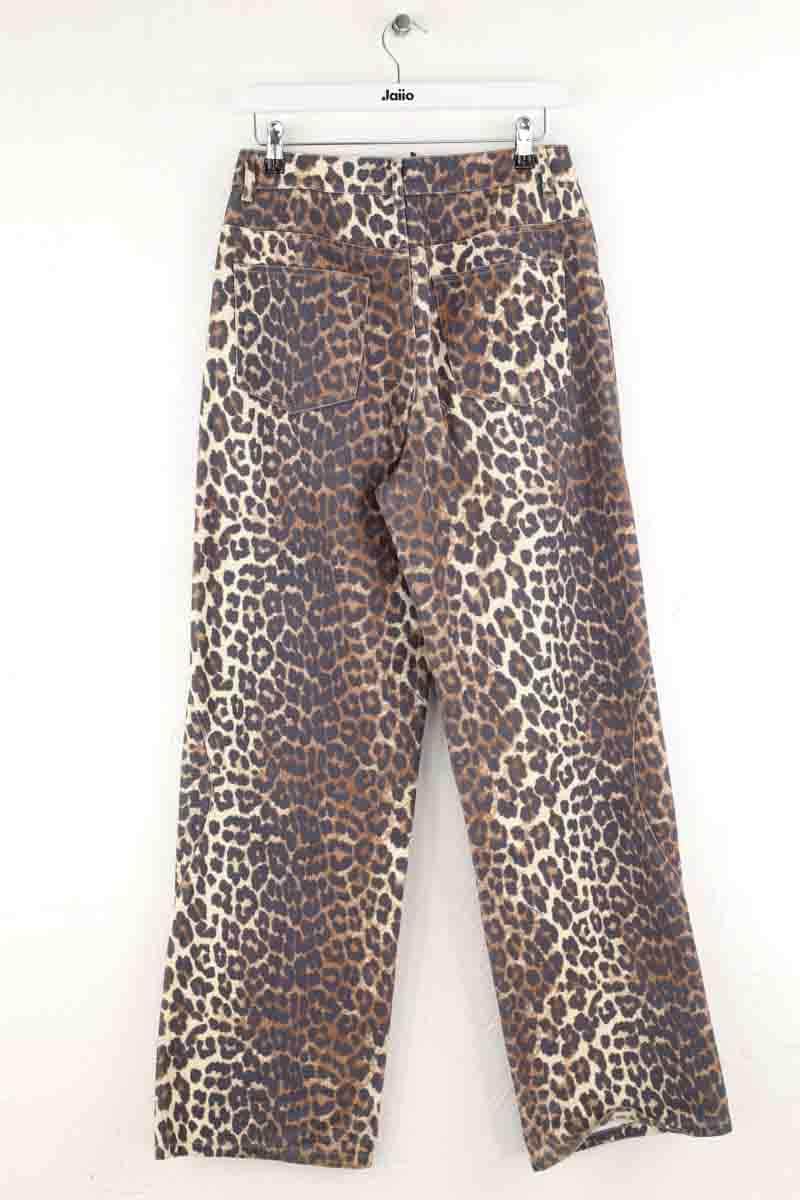 Jean large Berenice Marron en Coton