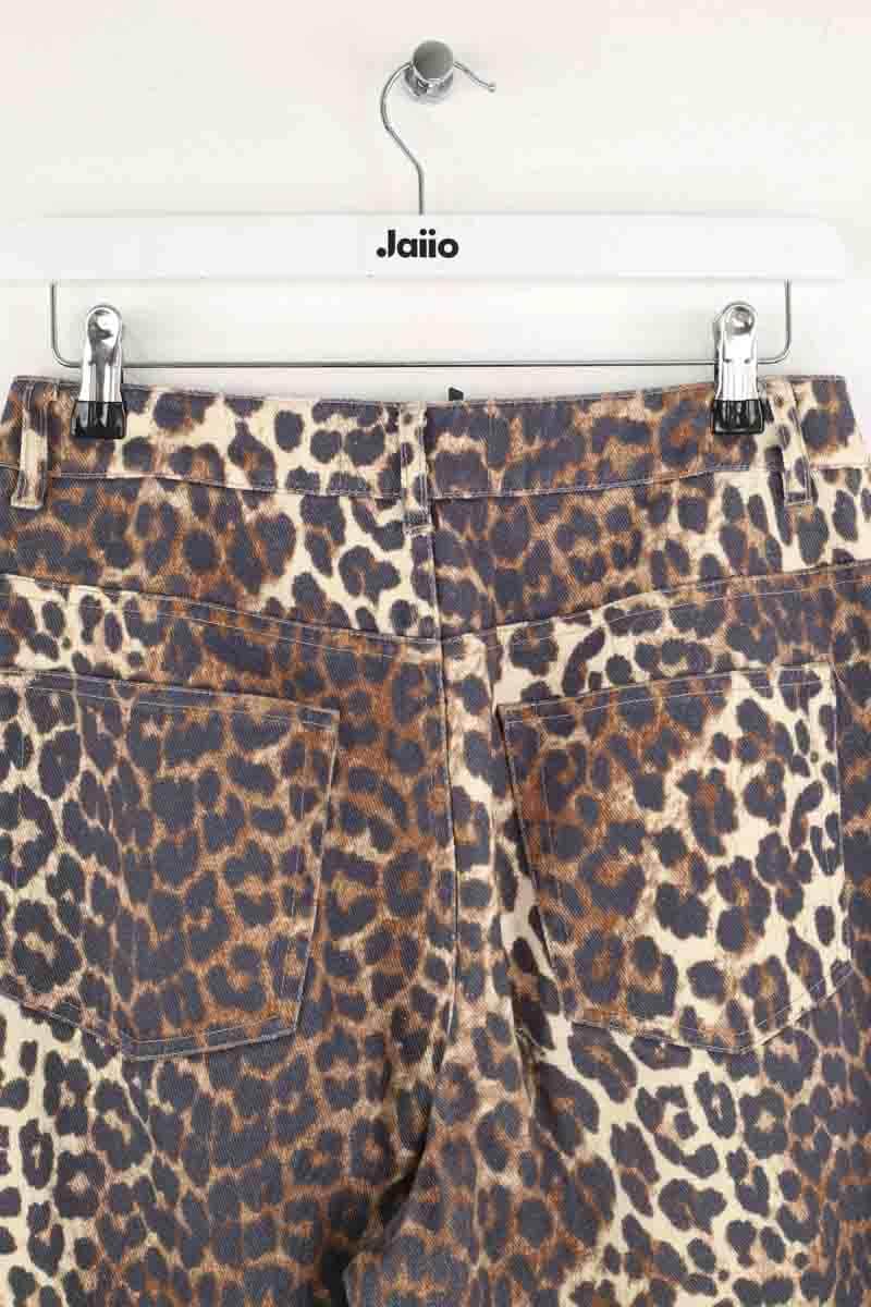 Jean large Berenice Marron en Coton