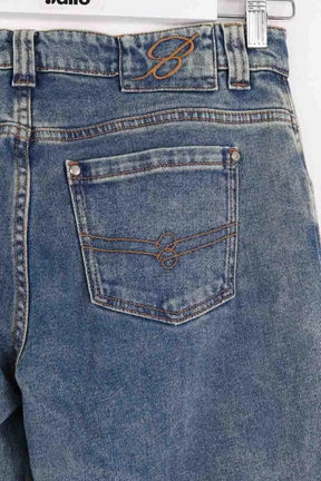 Jean large Blumarine Bleu en Coton