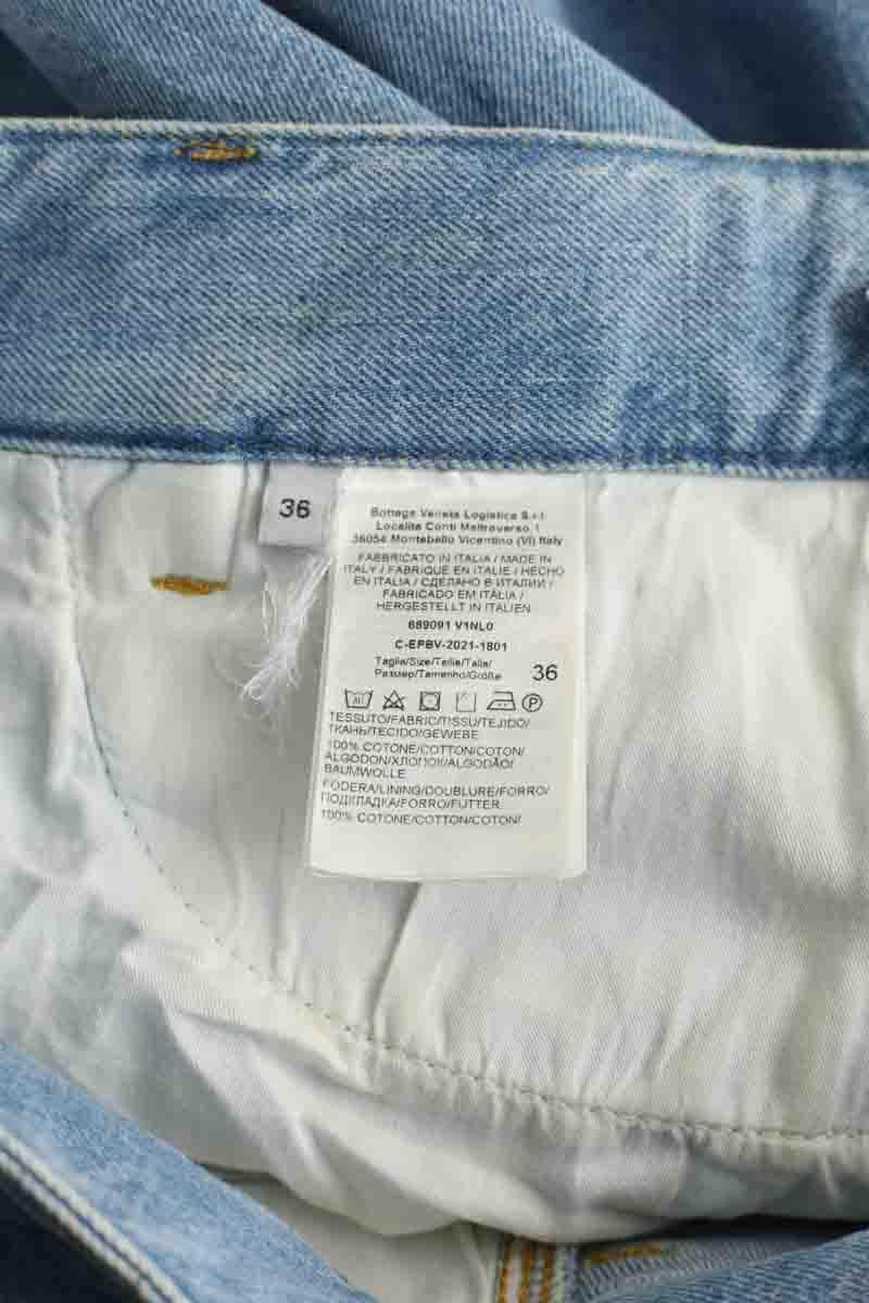 Jean large Bottega Veneta Bleu en Coton