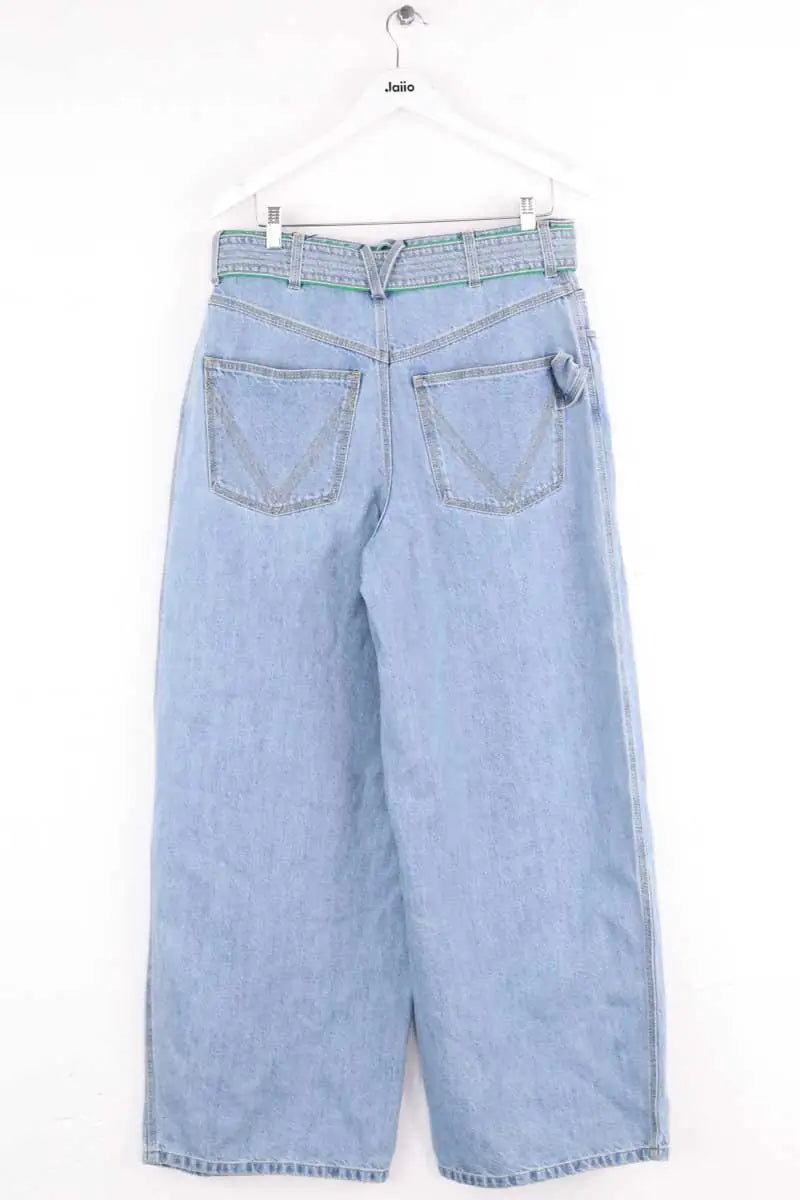 Jean large Bottega Veneta Bleu en Coton