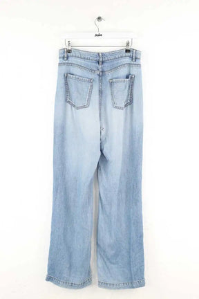 Jean large Celine Bleu en Coton