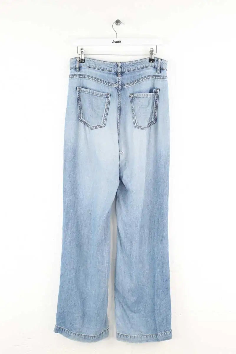 Jean large Celine Bleu en Coton