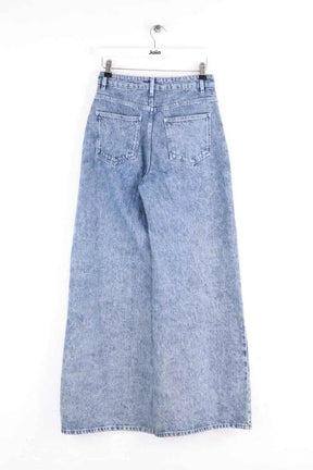 Jean large Chloé Stora Bleu en Coton