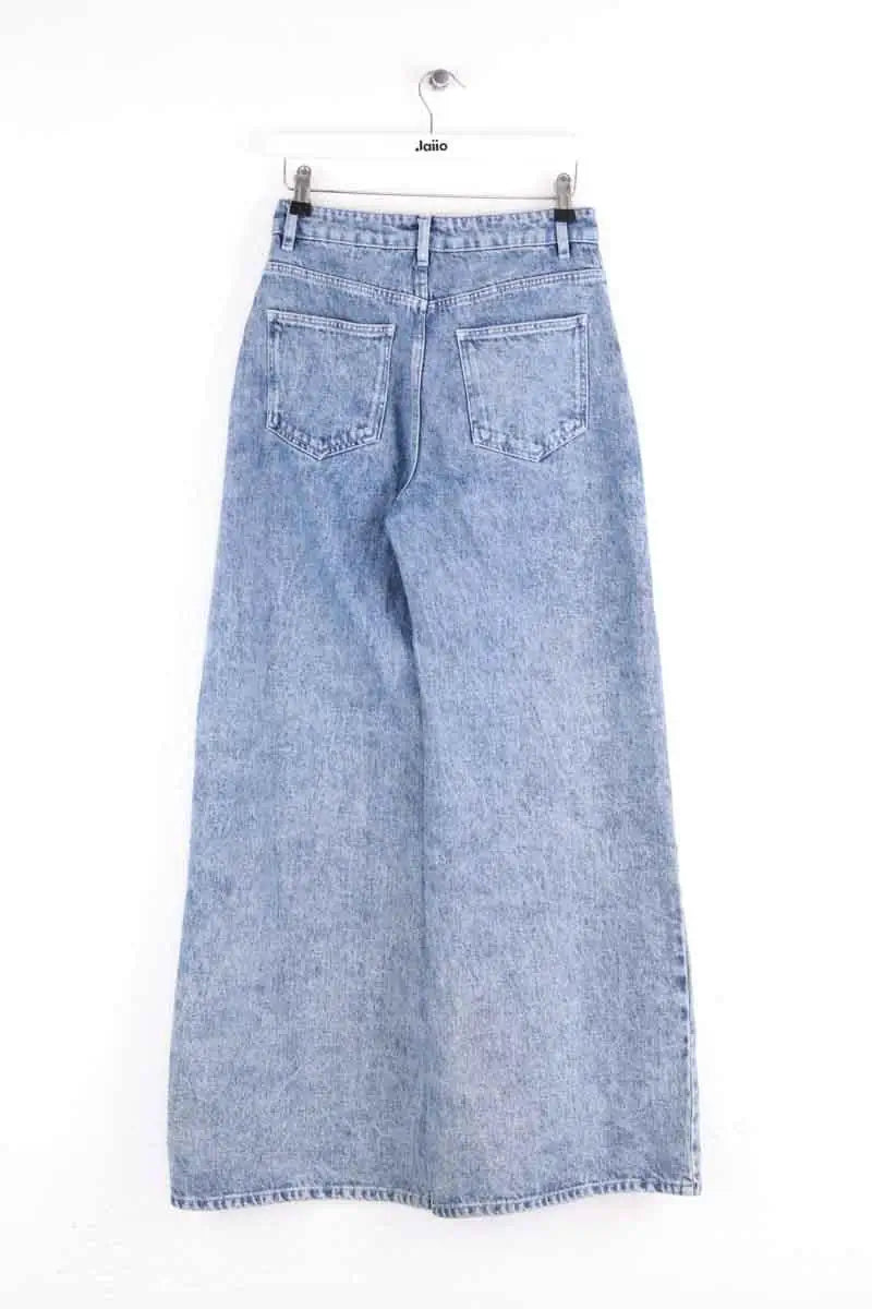 Jean large Chloé Stora Bleu en Coton