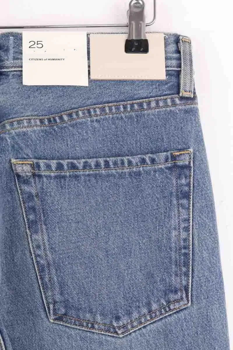 Jean large Citizens of Humanity Bleu en Coton