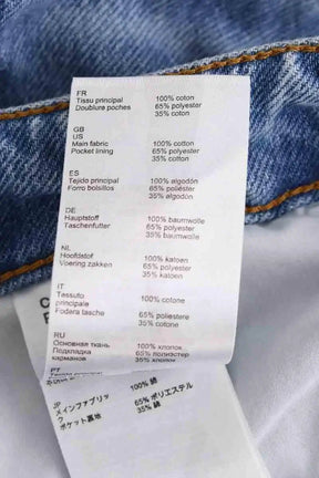 Jean large Claudie Pierlot Bleu en Coton