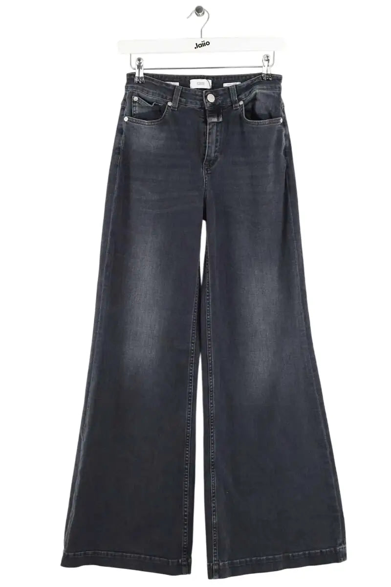 Jean large Closed Gris en Coton, taille XS - Seconde Main