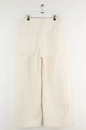 Jean large Eat Dust Blanc en Coton