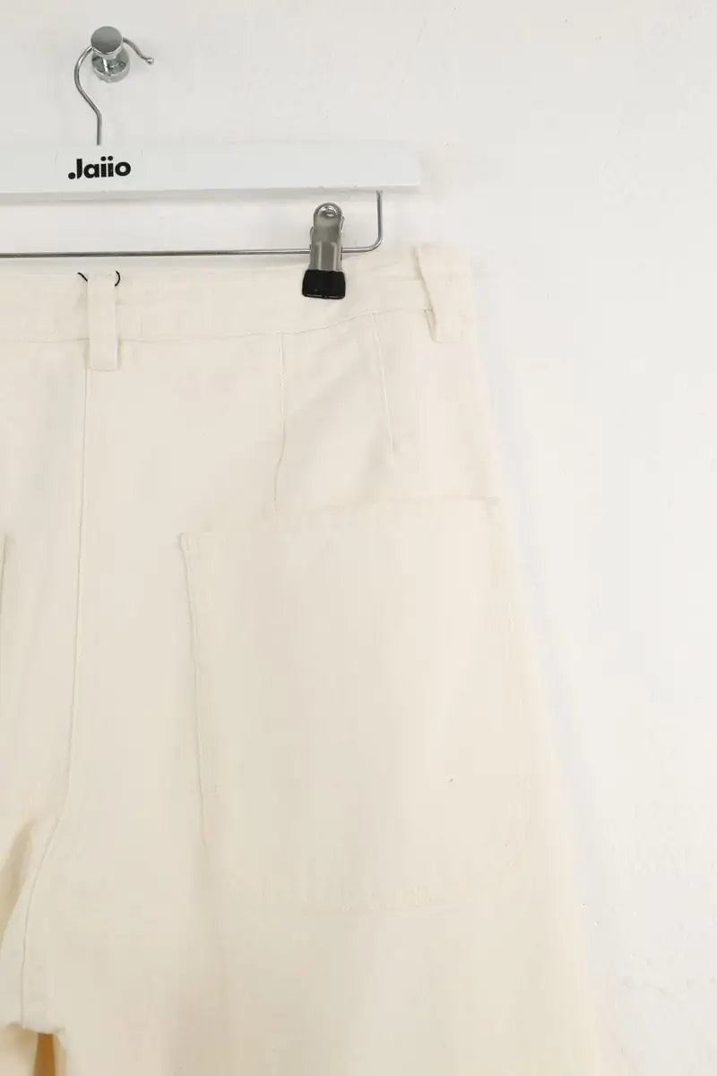 Jean large Eat Dust Blanc en Coton