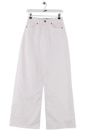 Jean large Eric Bompard Blanc en Coton, taille S - Seconde Main