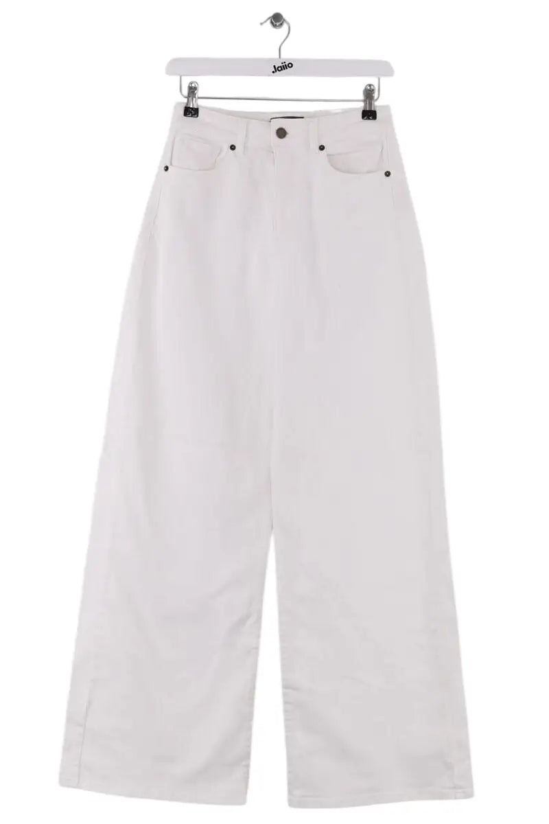 Jean large Eric Bompard Blanc en Coton, taille S - Seconde Main