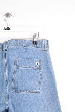 Jean large Etudes Bleu en Coton
