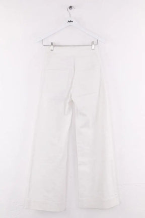 Jean large Frame Blanc en Coton