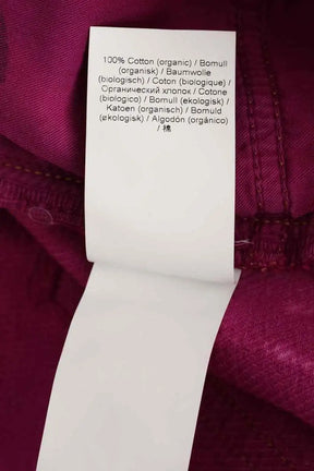 Jean large Ganni Violet en Coton