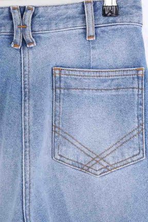 Jean large Gerard Darel Anna Bleu en Coton