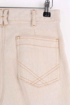 Jean large Gerard Darel Beige en Coton