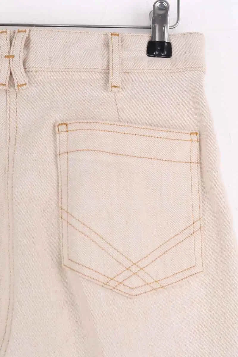 Jean large Gerard Darel Beige en Coton