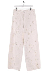 Jean large Haikure Ecru en Coton, taille L - Seconde Main