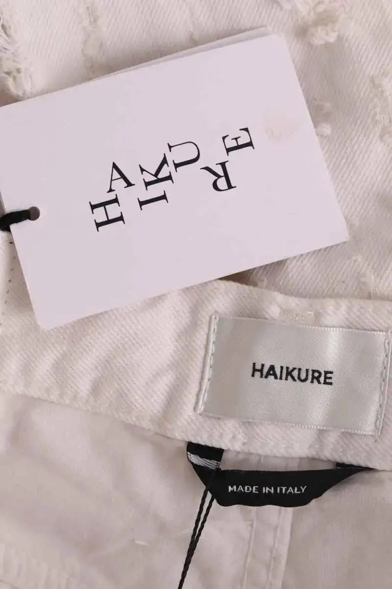 Jean large Haikure Ecru en Coton