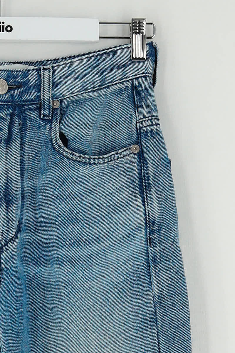 Jean large Isabel Marant Bleu en Coton