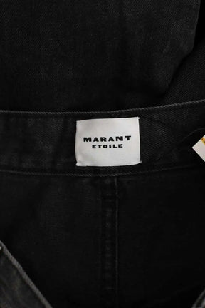 Jean large Isabel Marant Étoile Noir en Coton