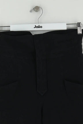 Jean large Isabel Marant Noir en Coton