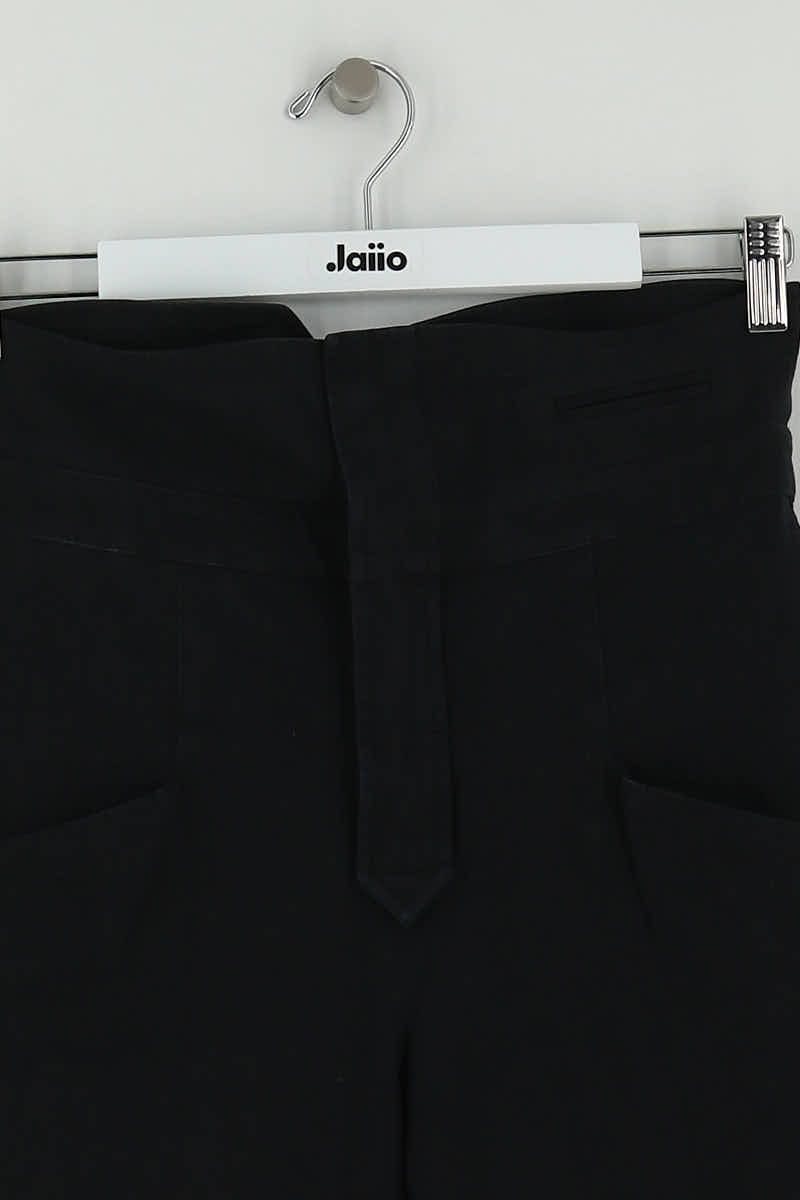 Jean large Isabel Marant Noir en Coton