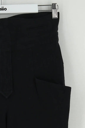 Jean large Isabel Marant Noir en Coton
