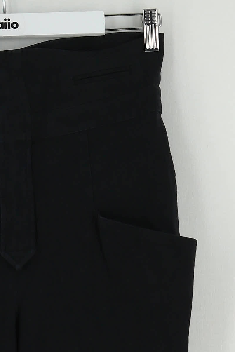 Jean large Isabel Marant Noir en Coton