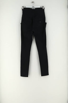 Jean large Isabel Marant Noir en Coton