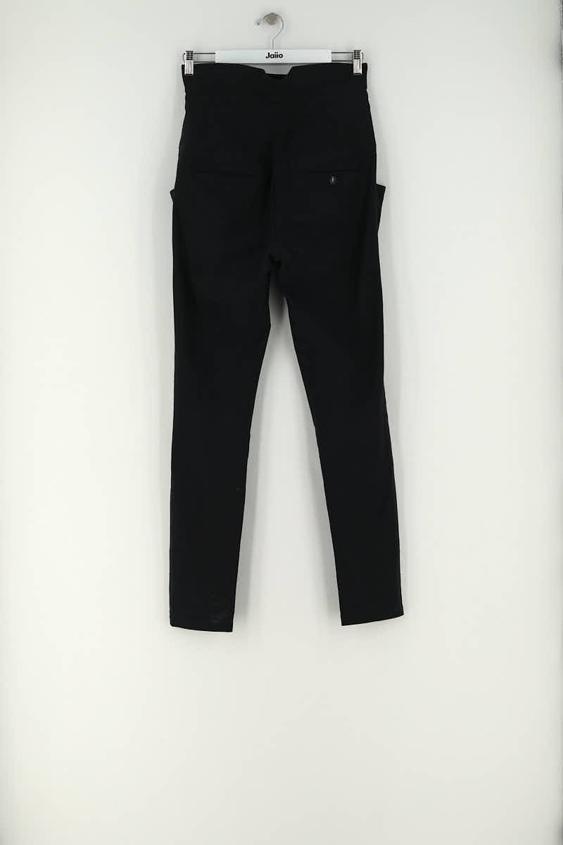 Jean large Isabel Marant Noir en Coton