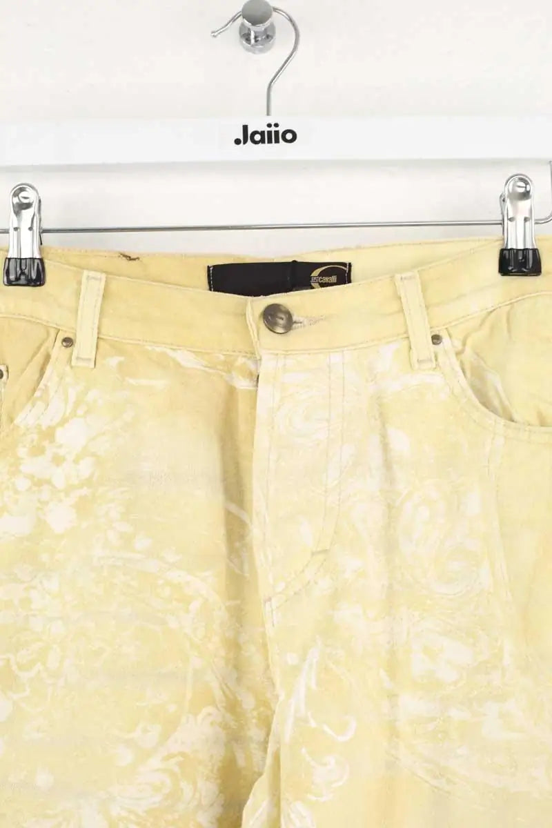Jean large Just Cavalli Jaune en Coton
