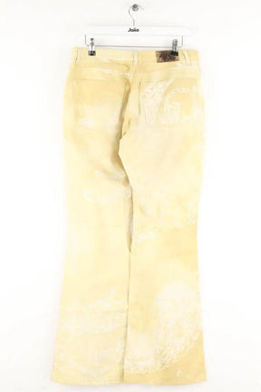 Jean large Just Cavalli Jaune en Coton