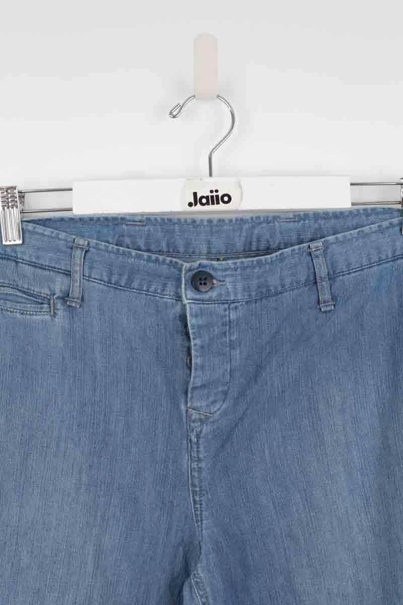 Jean large Lacoste Bleu en Coton