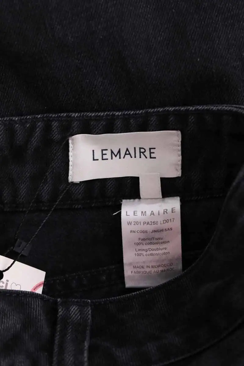 Jean large Lemaire Anthracite en Coton