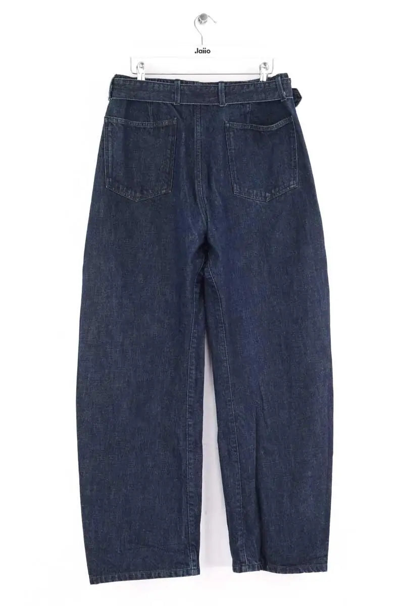Jean large Lemaire Marine en Coton