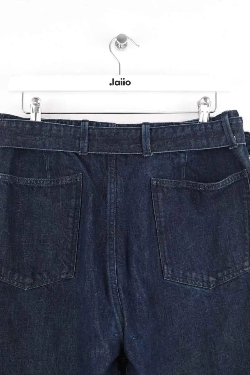 Jean large Lemaire Marine en Coton