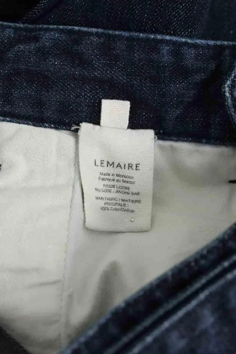 Jean large Lemaire Marine en Coton